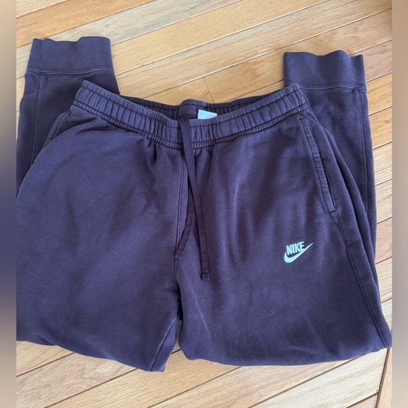Nike Brown Jogger sweatpants size large - Picture 1 of 4